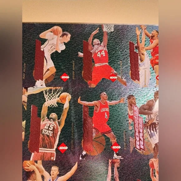 1996 Collectors Edge Rookie Rage Uncut Sheet! - Picture 3 of 12